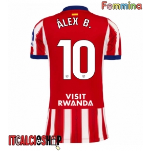 Atletico Madrid Alex Baena #10 Prima Maglia Femmina 2026-27 Manica Corta